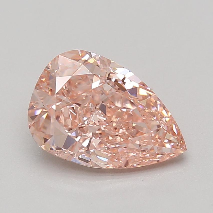 3.09 Ct. Fancy Vivid Pink Pear Lab Grown Diamond