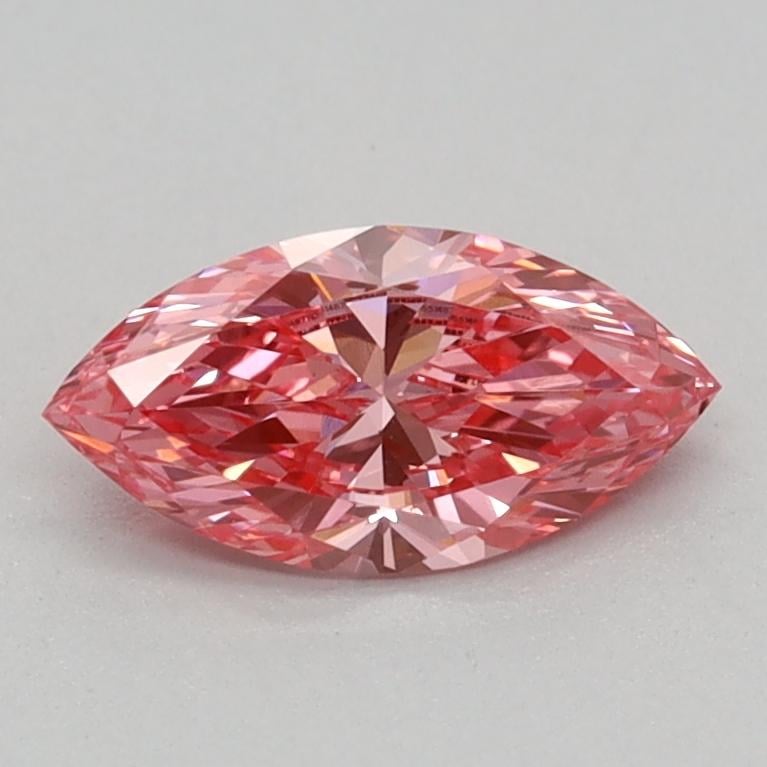 0.36 Ct. Fancy Vivid Pink Marquise Lab Grown Diamond