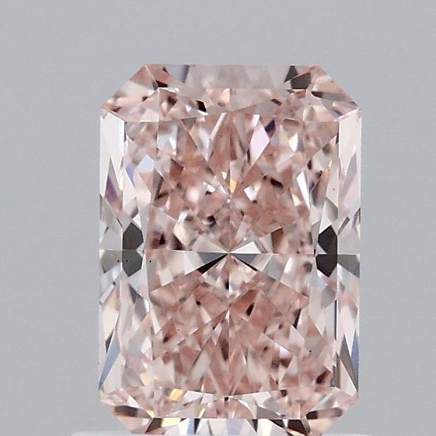 1.10 Ct. Fancy Intense Pink Radiant Lab Grown Diamond