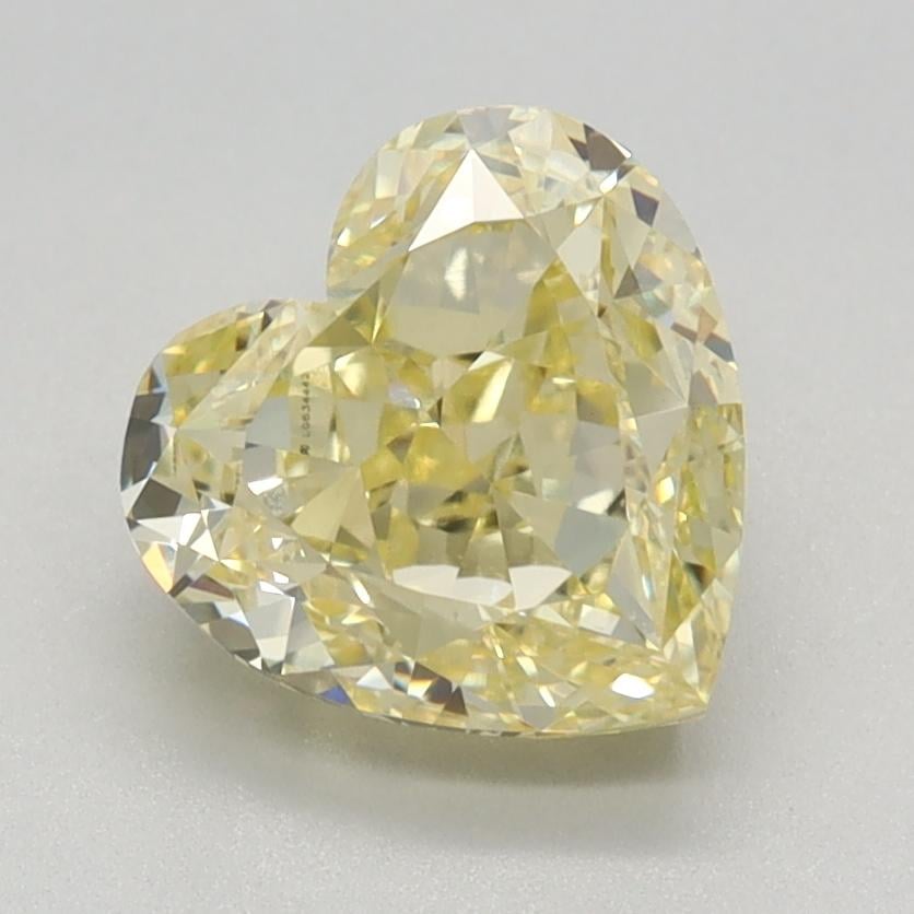 2.09 Ct. Fancy Intense  Yellow Heart Lab Grown Diamond