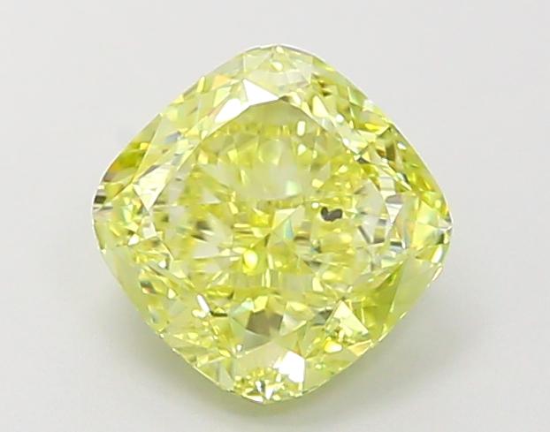 1.65 Ct. Fancy Intense Yellow Cushion Lab Grown Diamond