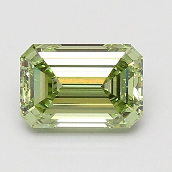 1.07 Ct. Fancy Vivid Green Emerald Lab Grown Diamond