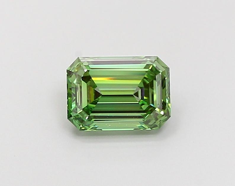 1.08 Ct. Fancy Vivid  Green Emerald Lab Grown Diamond