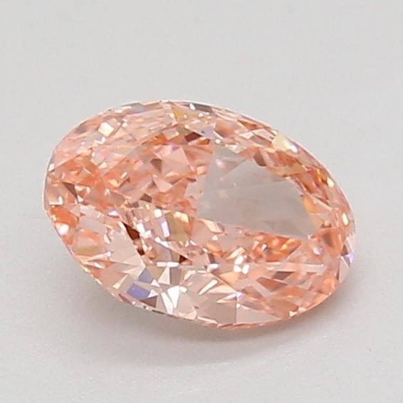 1.10 Ct. Fancy Vivid Pink Oval Lab Grown Diamond