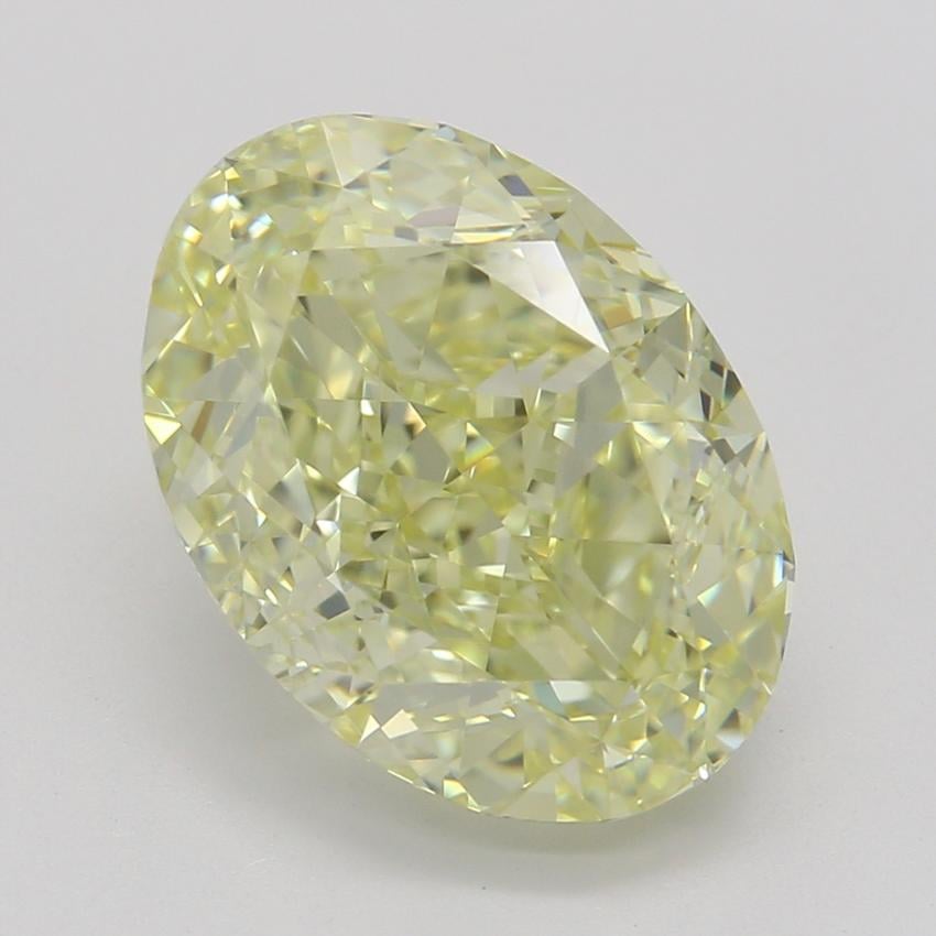 3.02 Ct. Fancy Yellow Oval Diamond