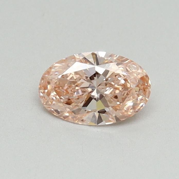0.33 Ct. Fancy Intense Pink Oval Lab Grown Diamond