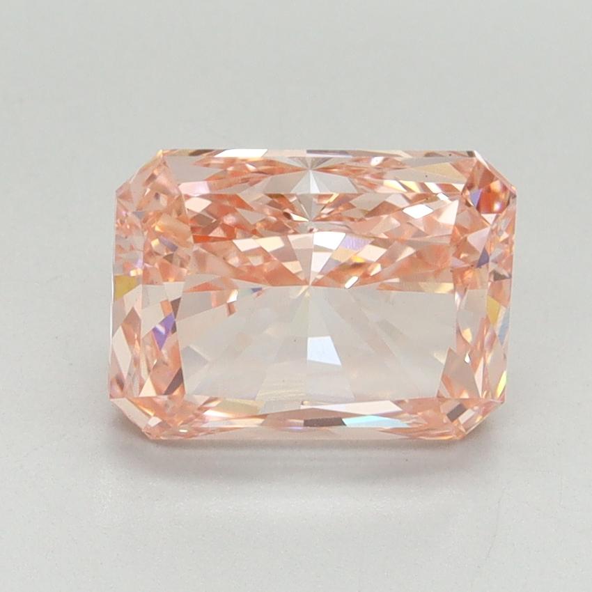 2.83 Ct. Fancy Vivid Pink Radiant Lab Grown Diamond