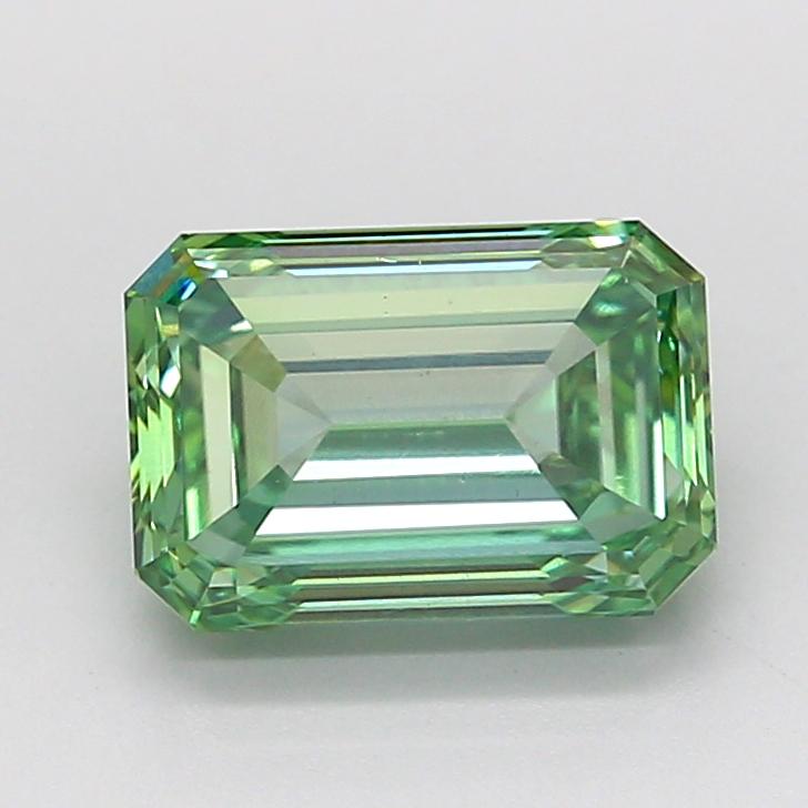 2.29 Ct. Fancy Vivid Green Emerald Lab Grown Diamond