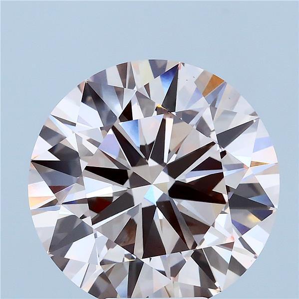6.72 Ct. Fancy Pink Round Lab Grown Diamond