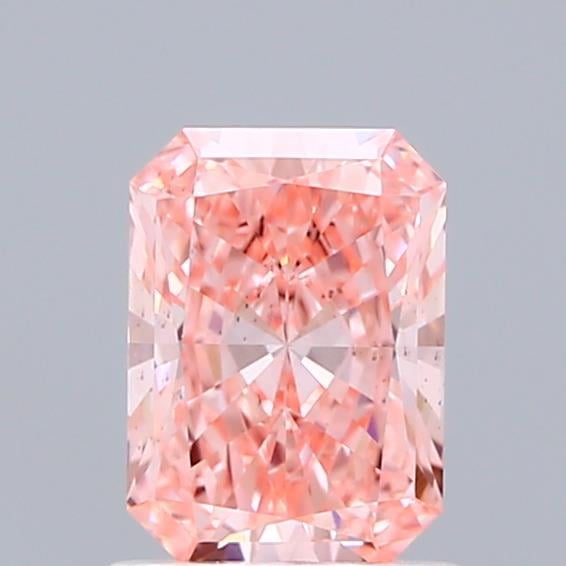 1.10 Ct. Fancy Vivid Pink Radiant Lab Grown Diamond
