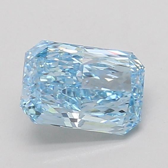 1.08 Ct. Fancy Vivid Blue Radiant Lab Grown Diamond