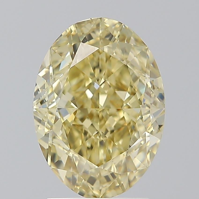 3.02 Ct. Fancy Brownish Yellow Oval Diamond