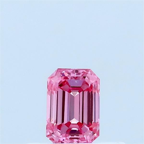 0.31 Ct. Fancy Vivid Pink Emerald Lab Grown Diamond
