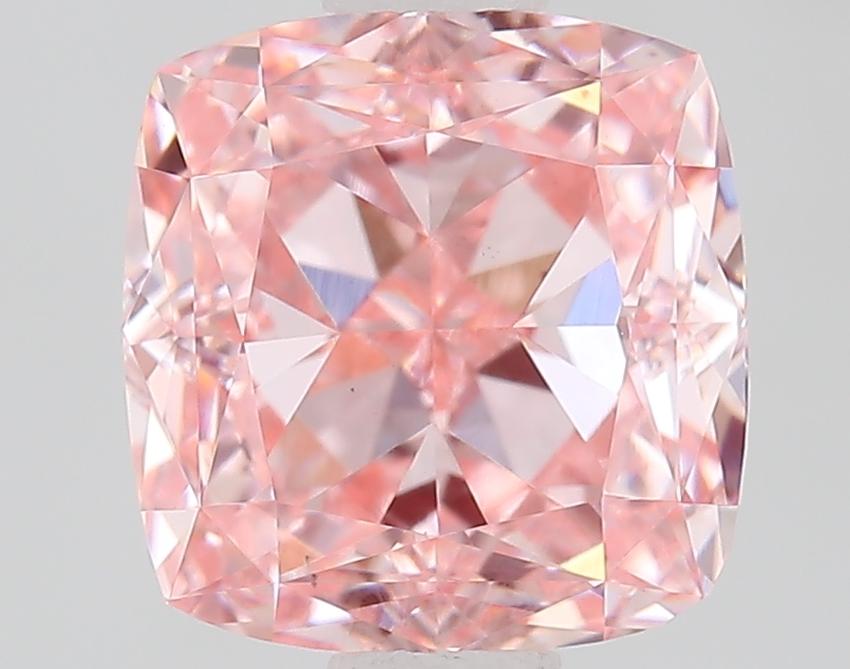 1.51 Ct. Fancy Pink Cushion Lab Grown Diamond