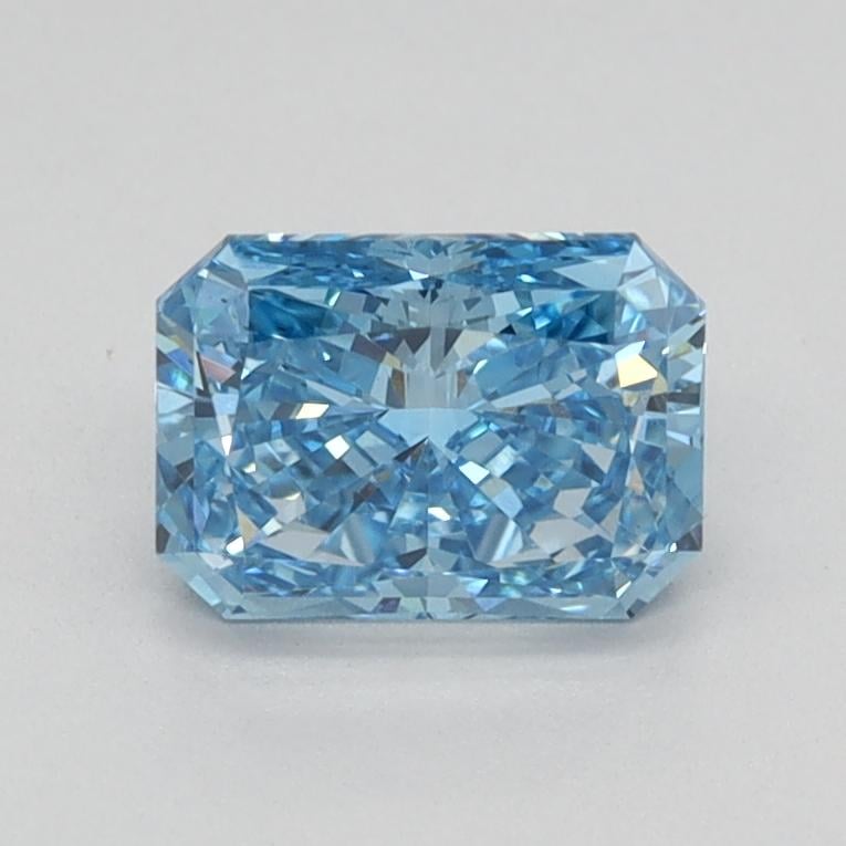 0.75 Ct. Fancy Vivid Blue Radiant Lab Grown Diamond