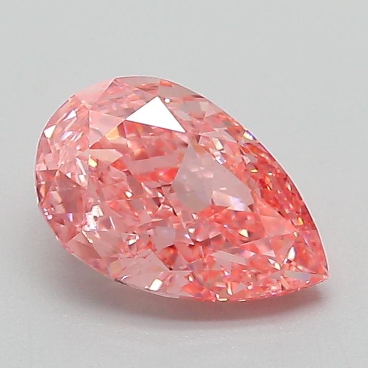 1.38 Ct. Fancy Vivid Pink Pear Lab Grown Diamond