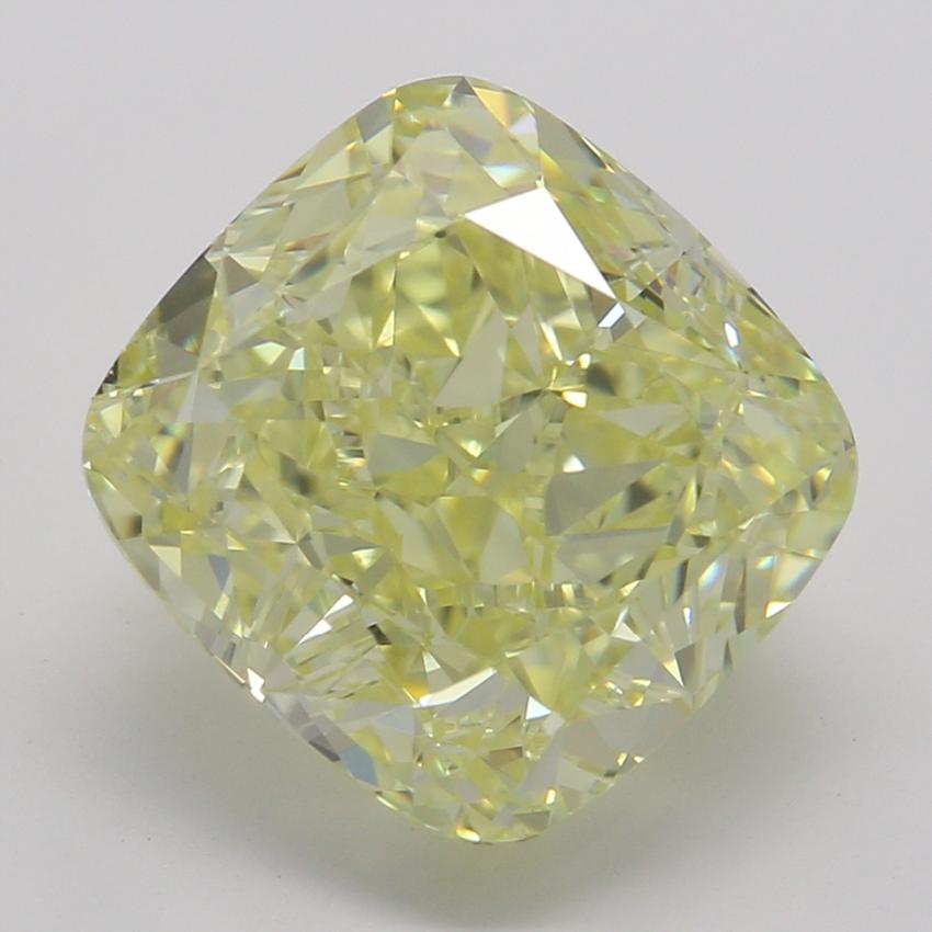 3.52 Ct. Fancy Yellow Cushion Diamond