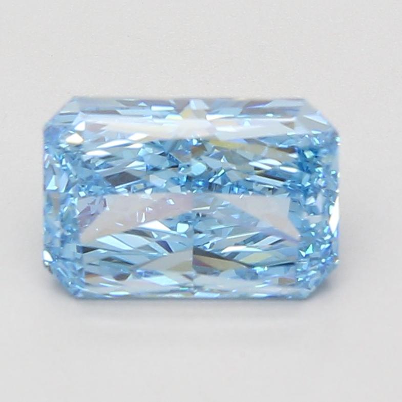 3.08 Ct. Fancy Vivid Blue Radiant Lab Grown Diamond