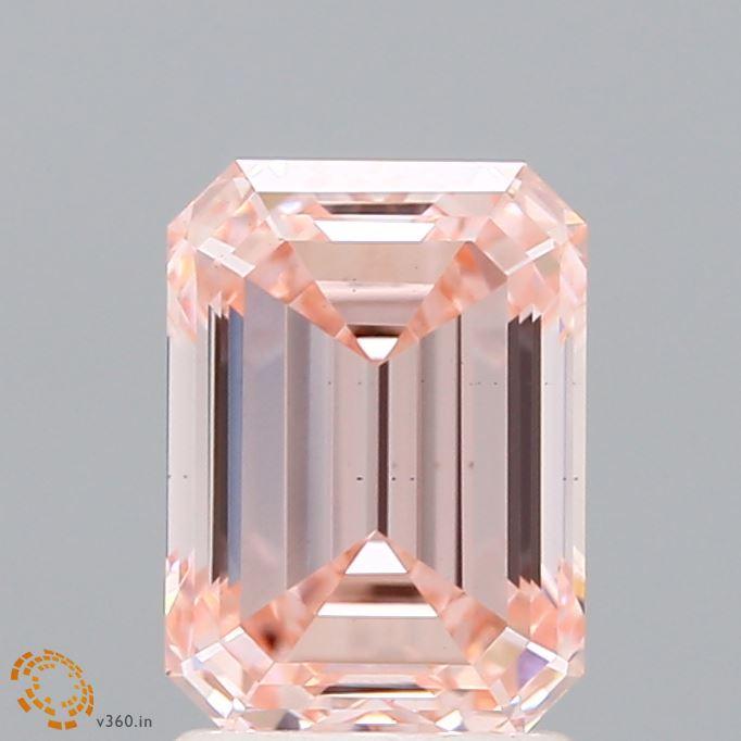 2.11 Ct. Fancy Intense Pink Emerald Lab Grown Diamond