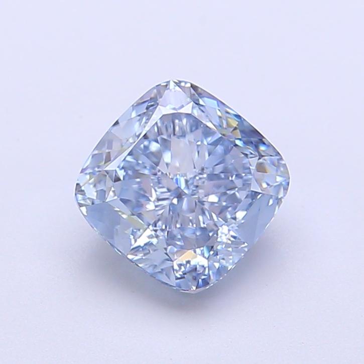 1.50 Ct. Fancy Intense Blue Cushion Lab Grown Diamond