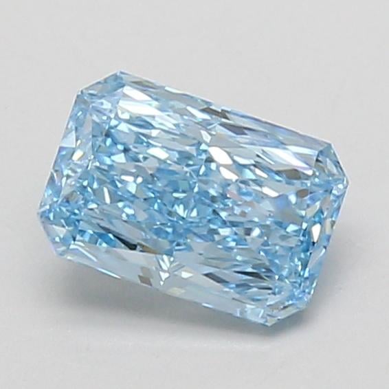 1.09 Ct. Fancy Vivid Blue Radiant Lab Grown Diamond