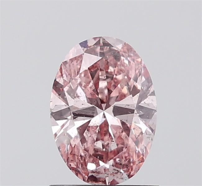 1.03 Ct. Fancy Intense  Pink Oval Lab Grown Diamond
