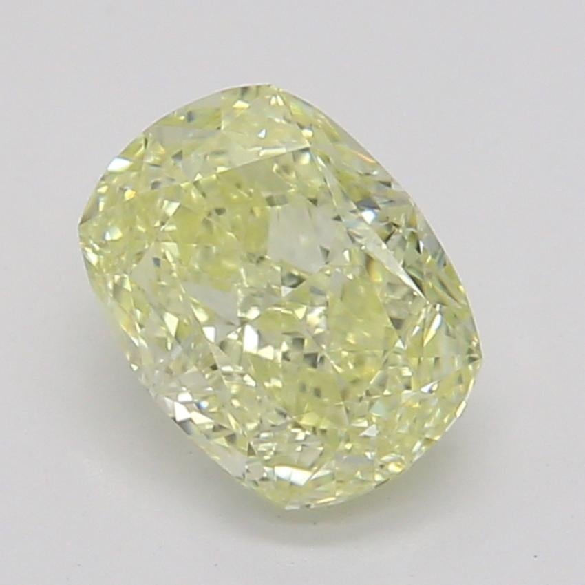 0.55 Ct. Fancy Light Yellow Cushion Diamond