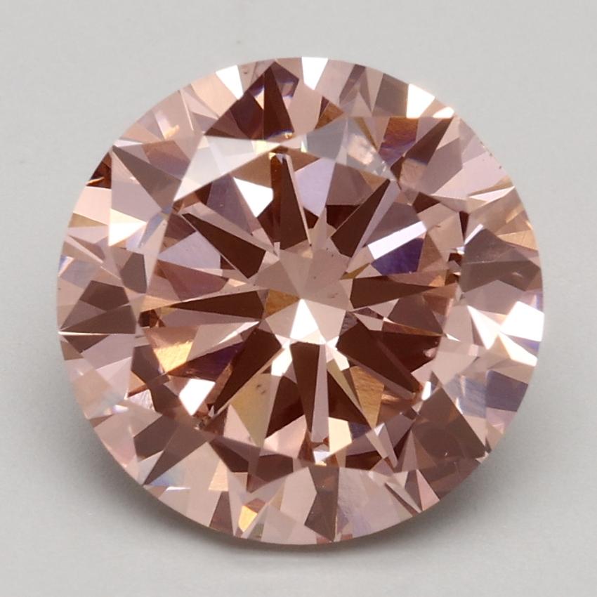 3.00 Ct. Fancy Intense Pink Round Lab Grown Diamond