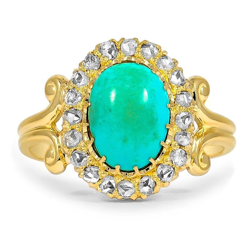 Victorian Turquoise Vintage Ring
