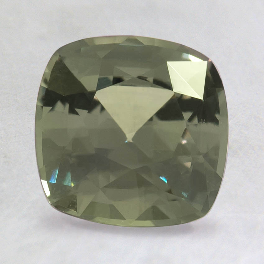 7.5mm Premium Green Cushion Sapphire