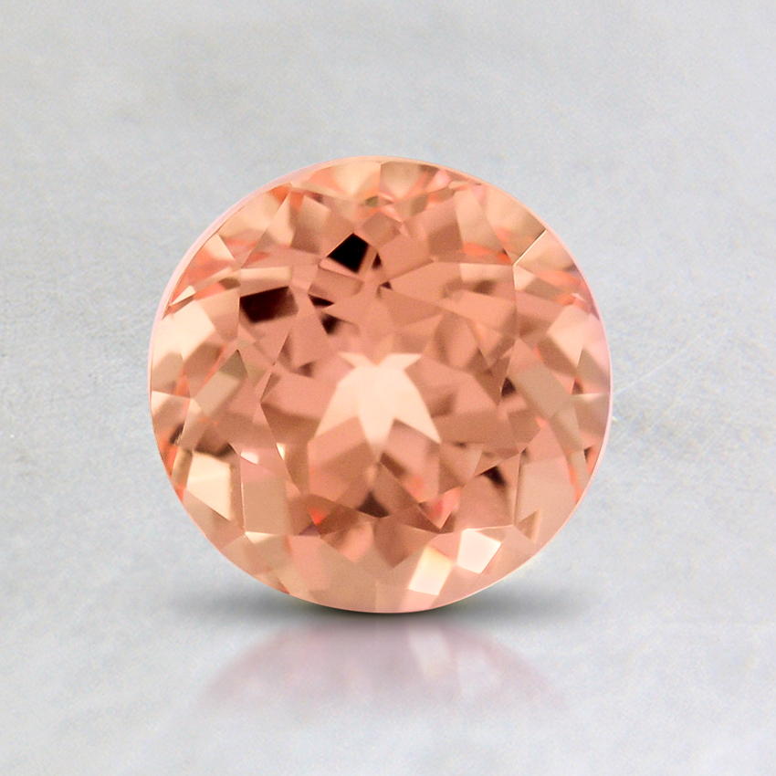 6mm Lab Grown Peach Round Sapphire