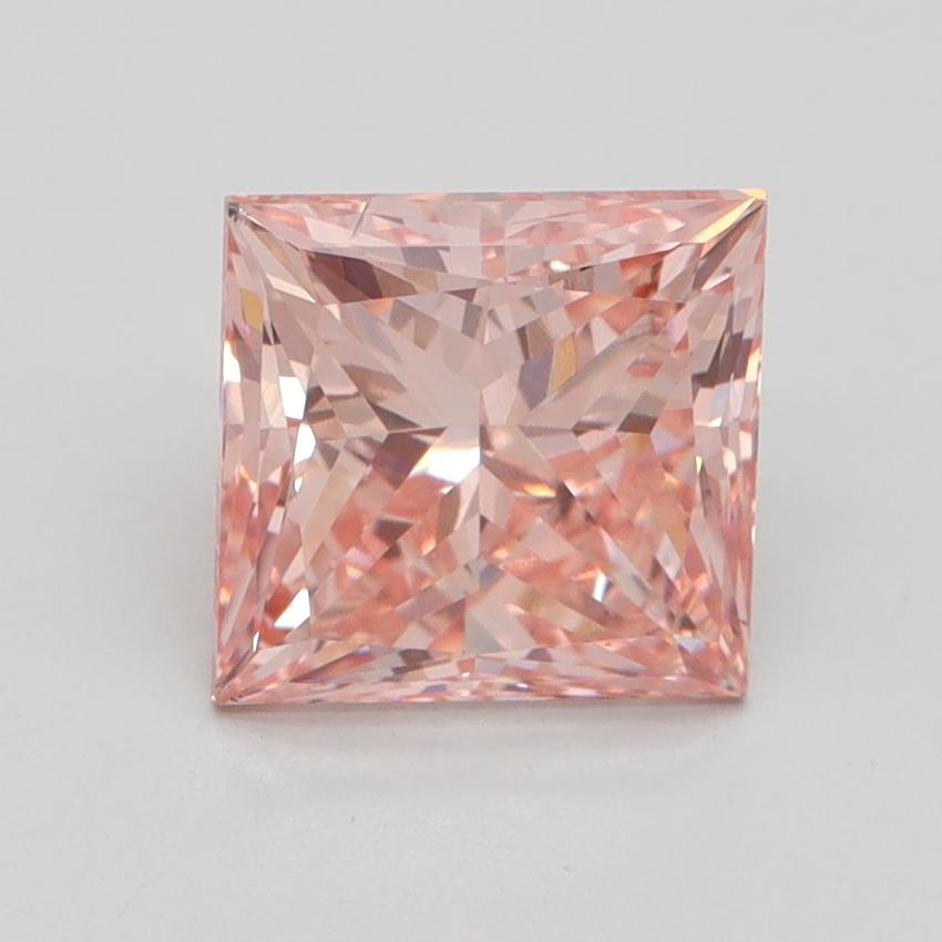 2.07 Ct. Fancy Intense Pink Princess Lab Grown Diamond