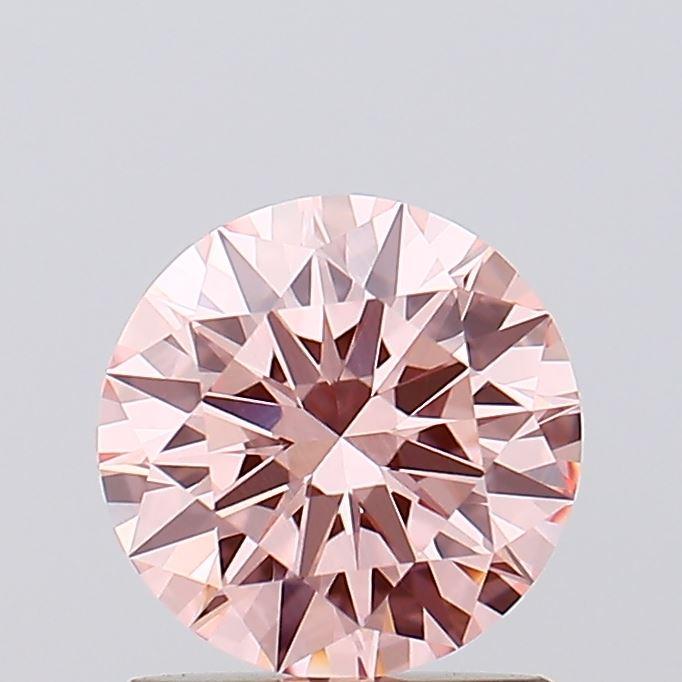 1.07 Ct. Fancy Intense Pink Round Lab Grown Diamond