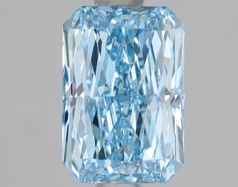 1.58 Ct. Fancy Vivid Blue Radiant Lab Grown Diamond