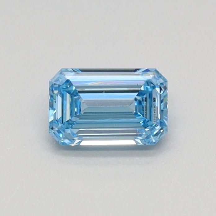 0.31 Ct. Fancy Vivid Blue Emerald Lab Grown Diamond