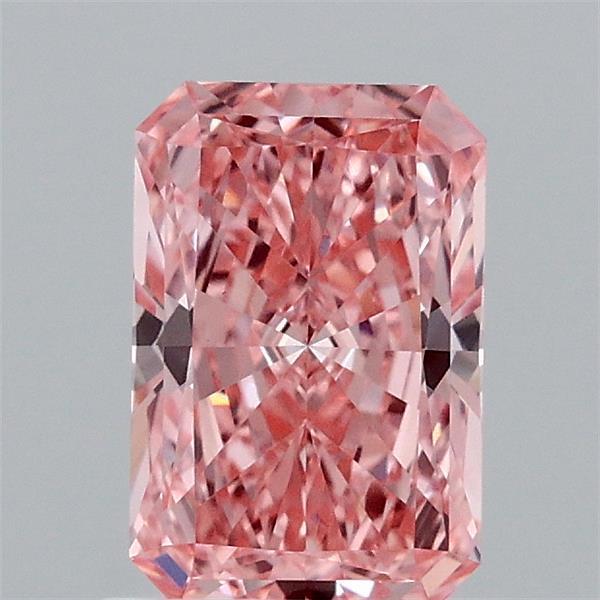 1.07 Ct. Fancy Vivid Pink Radiant Lab Grown Diamond