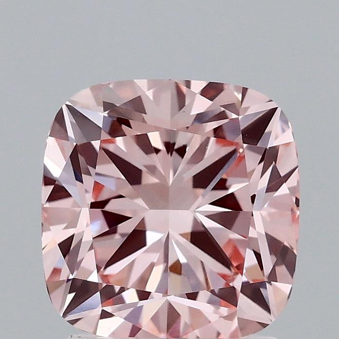 2.06 Ct. Fancy Intense Pink Cushion Lab Grown Diamond