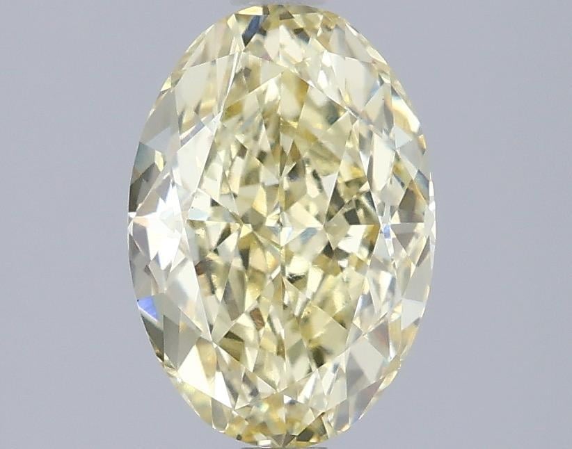 2.07 Ct. Fancy Intense Yellow Oval Lab Grown Diamond