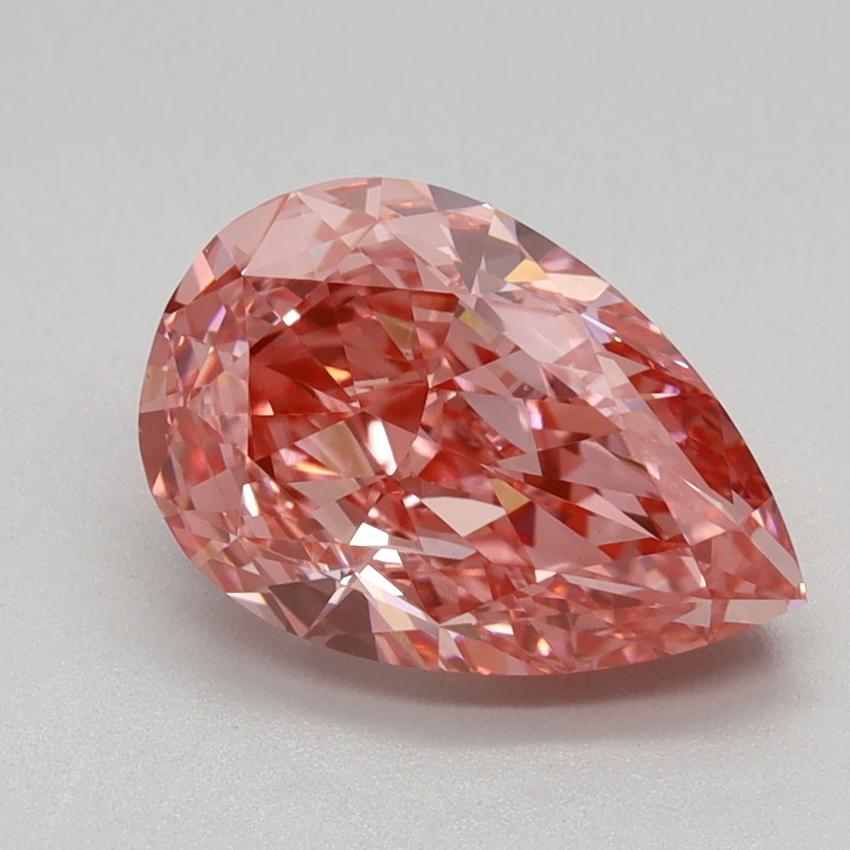 1.66 Ct. Fancy Vivid Pink Pear Lab Grown Diamond