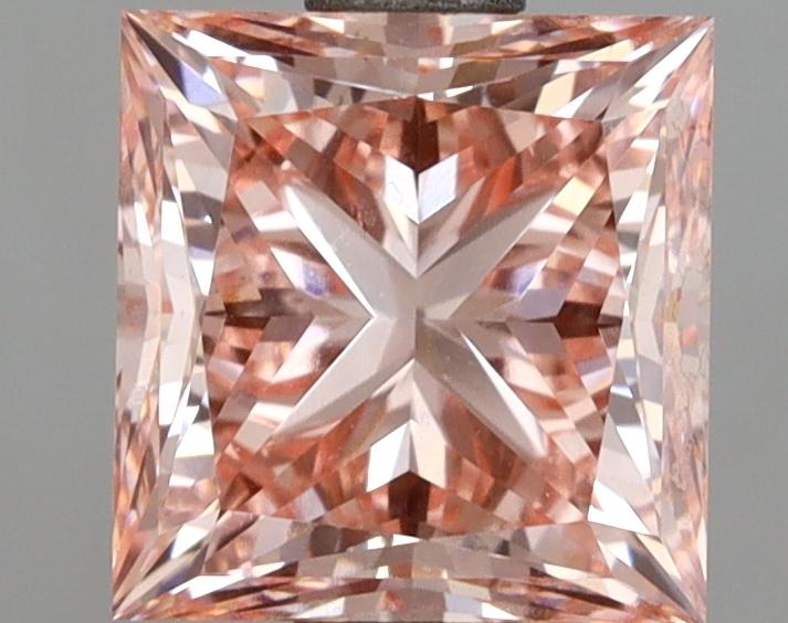 2.54 Ct. Fancy Vivid Pink Princess Lab Grown Diamond