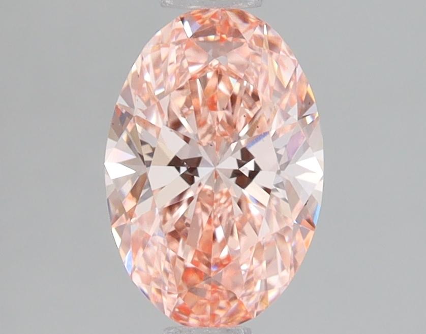 1.26 Ct. Fancy Intense Pink Oval Lab Grown Diamond