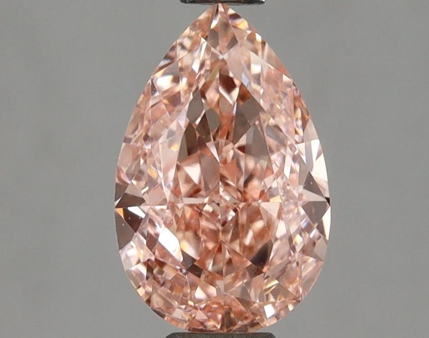 1.08 Ct. Fancy Vivid Pink Pear Lab Grown Diamond