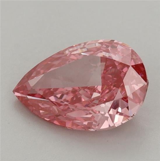 6.13 Ct. Fancy Vivid Pink Pear Lab Grown Diamond