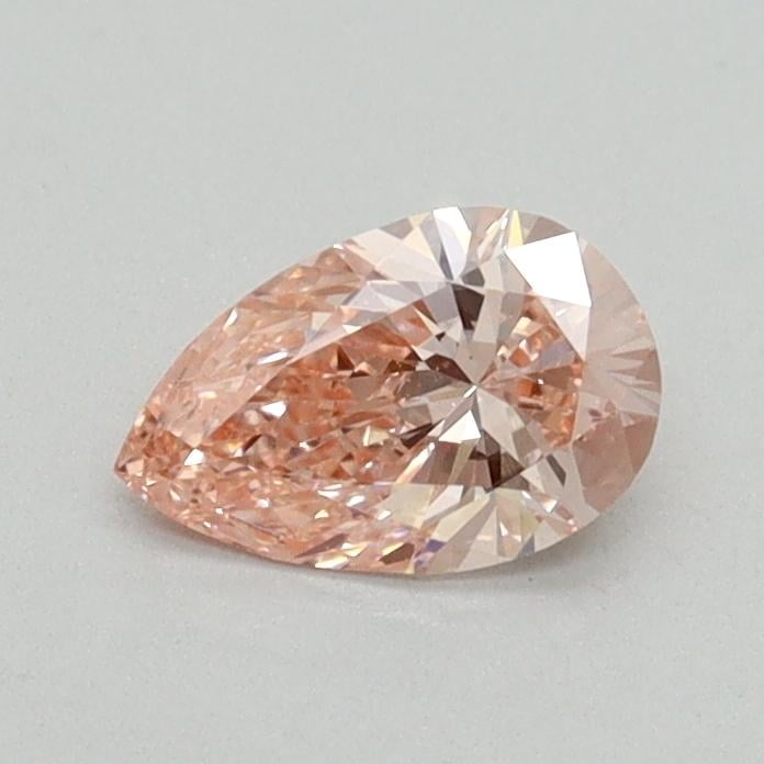 0.48 Ct. Fancy Vivid Pink Pear Lab Grown Diamond