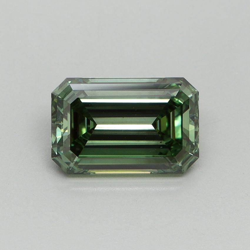 1.81 Ct. Fancy Vivid Green Emerald Lab Grown Diamond