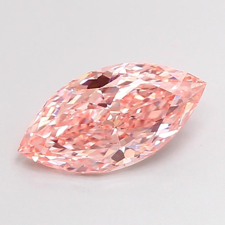 2.26 Ct. Fancy Vivid Pink Marquise Lab Grown Diamond