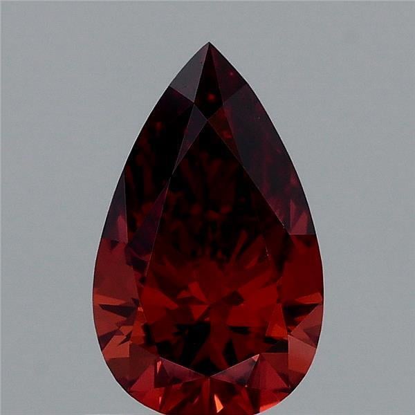 0.95 Ct. Fancy Deep  Orange Pear Lab Grown Diamond