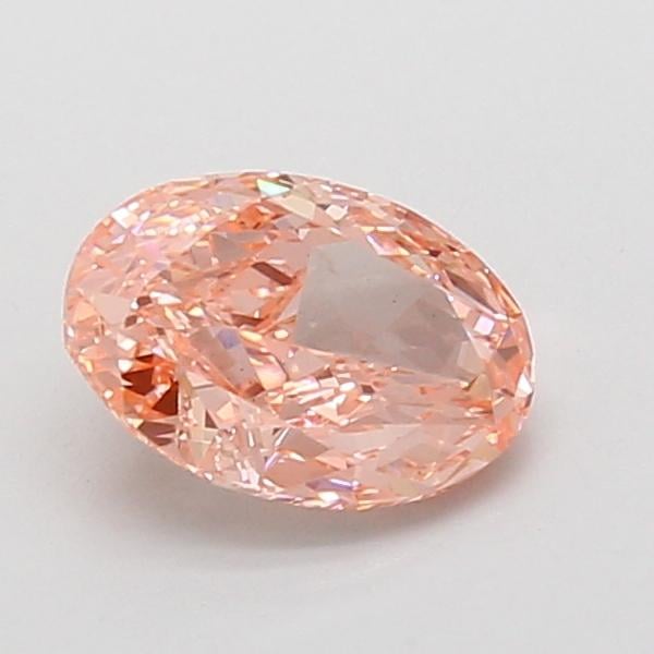1.01 Ct. Fancy Vivid Pink Oval Lab Grown Diamond
