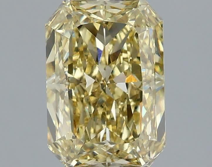 2.02 Ct. Fancy  Yellow Radiant Lab Grown Diamond