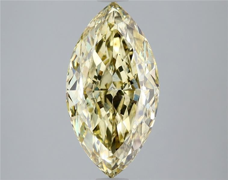 3.09 Ct. Fancy Intense Yellow Marquise Lab Grown Diamond